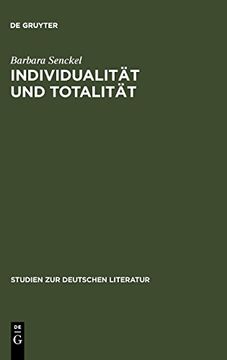 portada Individualitat und Totalitat: Aspekte zu Einer Anthropologie des Novalis (en Alemán)