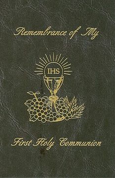 portada remembrance of my first holy communion (en Inglés)