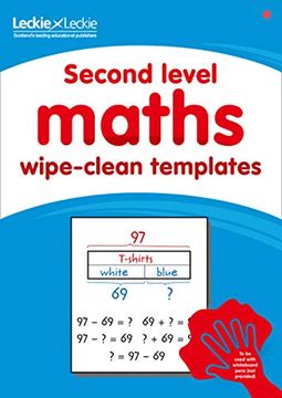 portada Second Level Wipe-Clean Maths Templates: For the Curriculum for Excellence (en Inglés)
