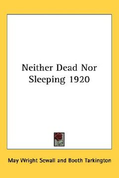 portada neither dead nor sleeping 1920 (en Inglés)