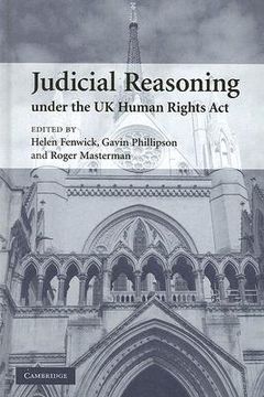 portada Judicial Reasoning Under the uk Human Rights act (en Inglés)