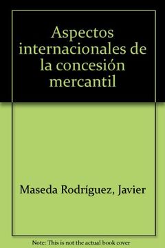 portada aspectos internacionales de la concesión mercantil