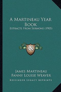 portada a martineau year book: extracts from sermons (1905) (in English)