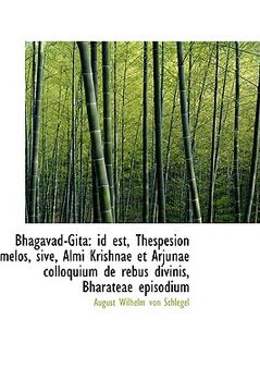portada bhagavad-gita: id est, thespesion melos, sive, almi krishnae et arjunae colloquium de rebus divinis, (en Inglés)