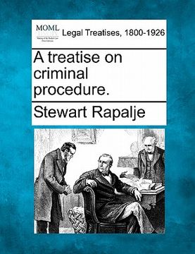 portada a treatise on criminal procedure. (in English)