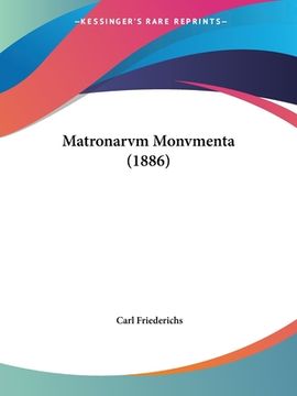 portada Matronarvm Monvmenta (1886) (in Latin)