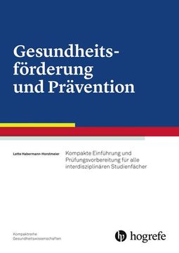 portada Gesundheitsförderung und Prävention (en Alemán)