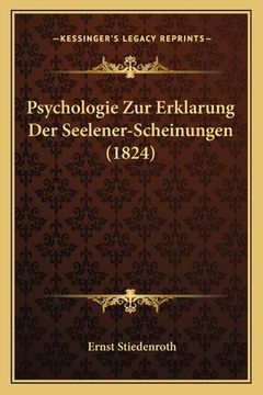 portada Psychologie Zur Erklarung Der Seelener-Scheinungen (1824) (en Alemán)