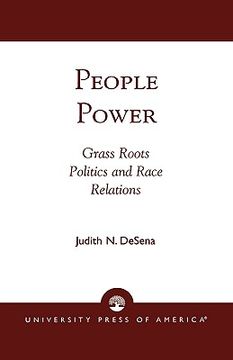 portada people power: grass roots politics and race relations (en Inglés)