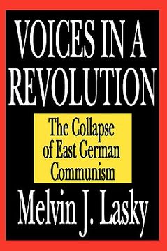 portada voices in a revolution: the collapse of east german communism