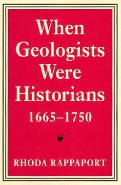 portada when geologists were historians, 1665-1750: the american sunday (en Inglés)