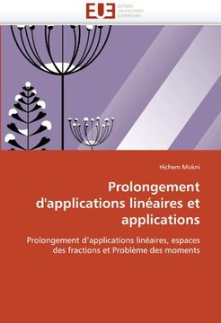 portada Prolongement D'Applications Lineaires Et Applications