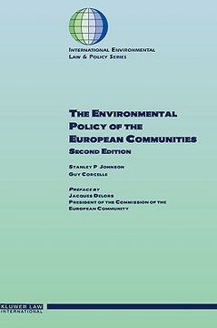 portada the environmental policy of the european communities, 2ed (en Inglés)