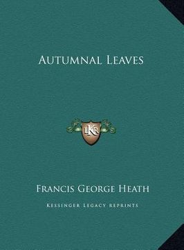 portada autumnal leaves (en Inglés)