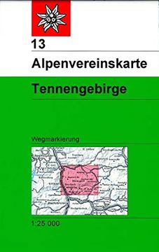 portada Tennengebirge 1: 25 000: Topographische Karte mit Wegmarkierungen (en Alemán)