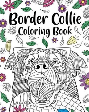 portada Border Collie Coloring Book (in English)