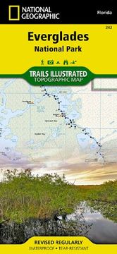 portada national geographic trails illustrated map everglades national park (en Inglés)