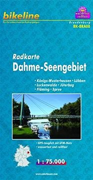 portada Bikeline Radkarte Dahme-Seengebiet 1: 75 000, Wasserfest und Reißfest, Gps-Tauglich mit Utm-Netz (in German)