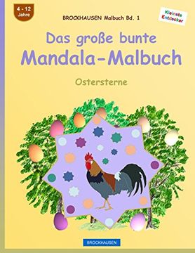 portada BROCKHAUSEN Malbuch Bd. 1 - Das große bunte Mandala-Malbuch: Ostersterne: Volume 1