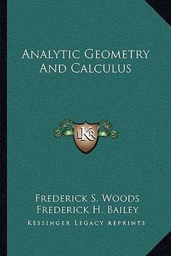 portada analytic geometry and calculus (en Inglés)