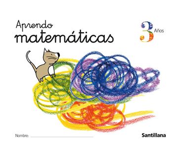 portada Aprendo Matemáticas, Educación Infantil, 3 Años. Cuaderno (in Spanish)