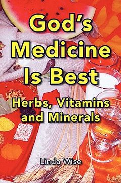 portada god's medicine is best (in English)