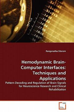 portada hemodynamic brain-computer interfaces: techniques and applications