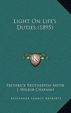 portada light on life's duties (1895)