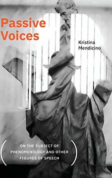 portada Passive Voices (on the Subject of Phenomenology and Other Figures of Speech) (Suny Series, Intersections: Philosophy and Critical Theory) 