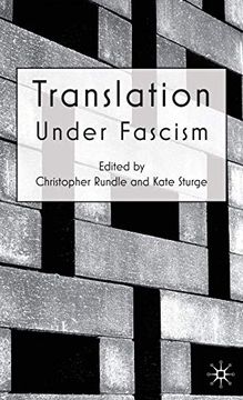 portada Translation Under Fascism (en Inglés)