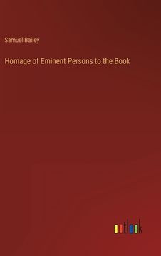 portada Homage of Eminent Persons to the Book (en Inglés)