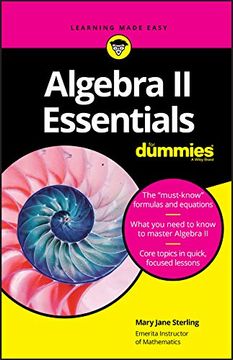 portada Algebra ii Essentials for Dummies (in English)