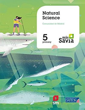 portada Natural Science. 5 Primary. Más Savia. Pupil's Book. Madrid 