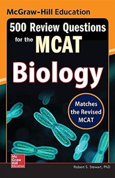 portada Mcgraw-Hill Education 500 Review Questions for the Mcat: Biology 