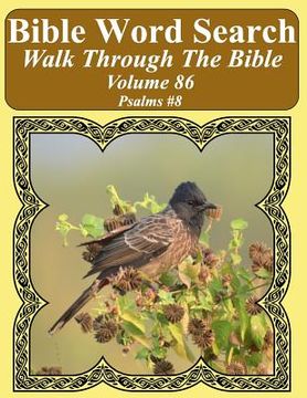 portada Bible Word Search Walk Through The Bible Volume 86: Psalms #8 Extra Large Print (en Inglés)