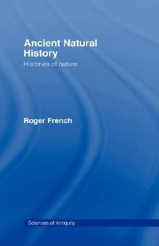 portada ancient natural history: histories of nature (en Inglés)