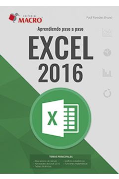portada Aprendiendo Paso a Paso Excel 2016. Paredes