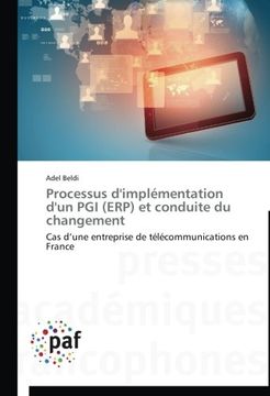 portada Processus D'Implementation D'Un Pgi (Erp) Et Conduite Du Changement