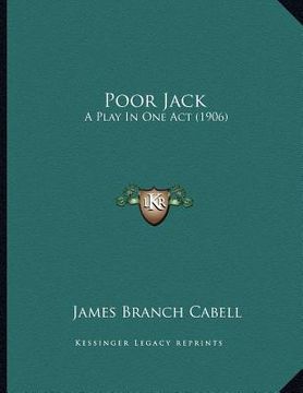 portada poor jack: a play in one act (1906)