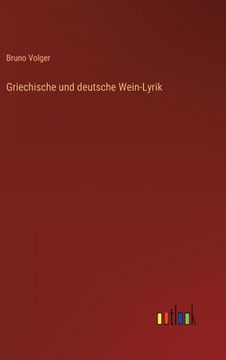 portada Griechische und deutsche Wein-Lyrik (en Alemán)