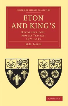 portada Eton and King's Paperback (Cambridge Library Collection - History of Printing, Publishing and Libraries) (en Inglés)