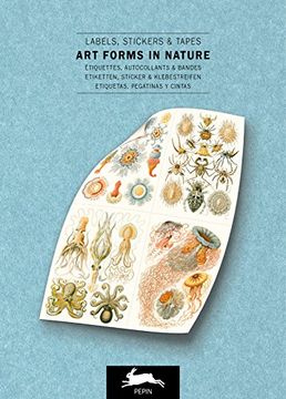 portada Art Forms in Nature: Label & Sticker Book: Label, Stickers & Tapes (en Inglés)