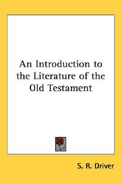 portada an introduction to the literature of the old testament