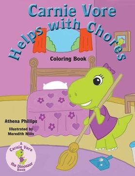 portada Carnie Vore Helps with Chores Coloring Book (en Inglés)