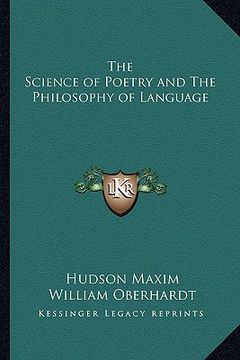 portada the science of poetry and the philosophy of language (en Inglés)