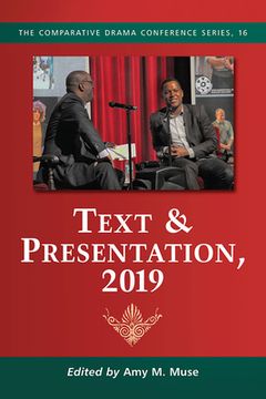 portada Text & Presentation, 2019