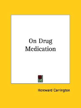 portada on drug medication (en Inglés)