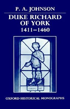 portada duke richard of york 1411-1460