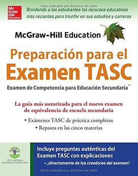 portada McGraw-Hill Education Preparacion Para el Examen TASC (Mcgraw-Hill Education Preparación Para El Examen Tasc)