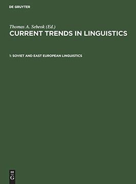 portada Soviet and East European Linguistics (Current Trends in Linguistics) (en Inglés)